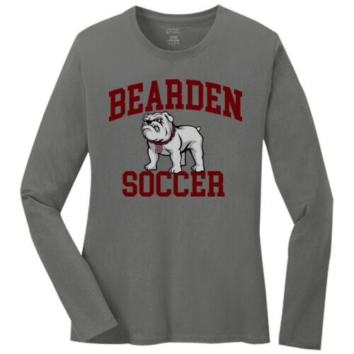 Bearden Soccer Dog  - Ladies Long Sleeve Core Cotton Tee Thumbnail