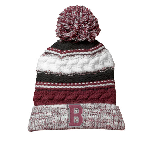 Varsity B    - Pom Pom Team Beanie Thumbnail