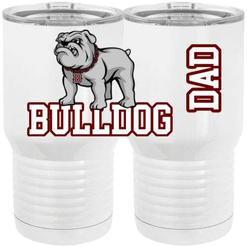 Personalized - 20 oz. Tall Stainless Steel Vacuum Insulated Tumbler White Thumbnail