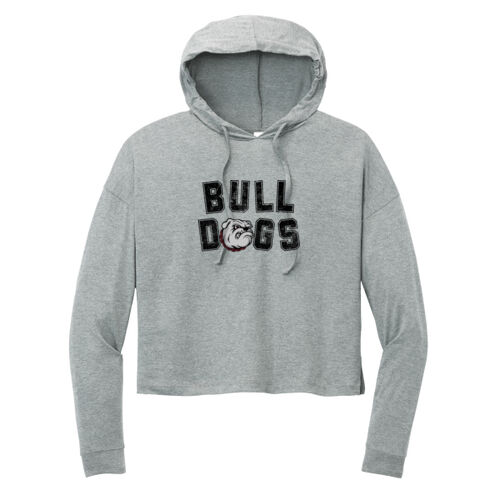 Vintage Bulldogs  - Women's Perfect Tri ® Midi Long Sleeve Hoodie Thumbnail