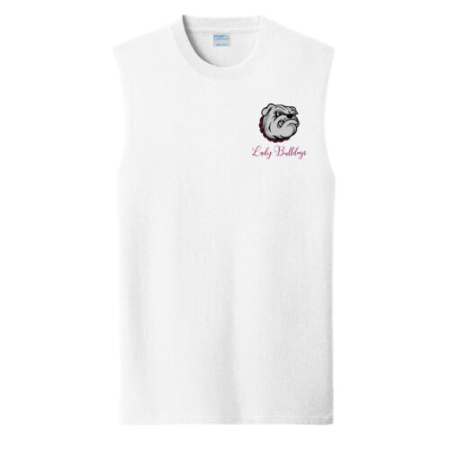 Paw Column Back  - Core Cotton Sleeveless Tee Thumbnail