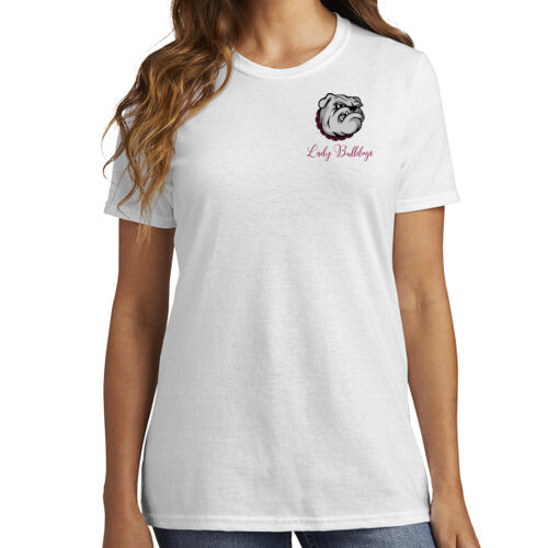 Paw Column Back  - Ladies Core Cotton Tee Thumbnail