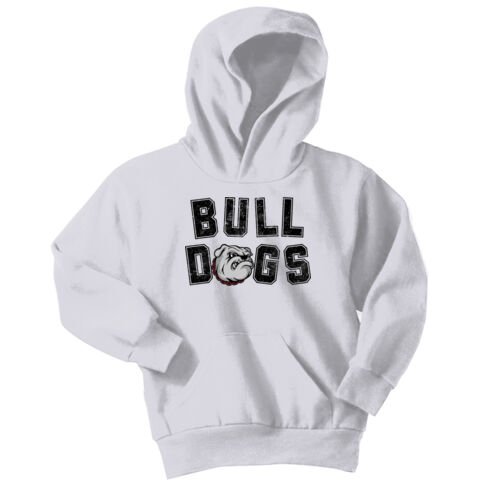 Vintage Bulldogs  - Youth Core Fleece Pullover Hooded Sweatshirt Thumbnail