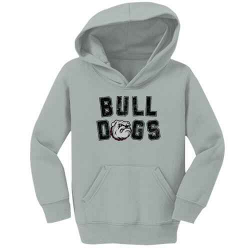 Vintage Bulldogs  - Toddler Core Fleece Pullover Hooded Sweatshirt Thumbnail