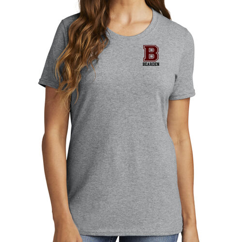 Lady Bulldogs B Front Crest & Full Back   - Ladies Core Cotton Tee Thumbnail