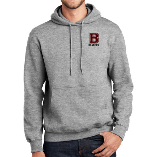 Lady Bulldogs B Front Crest & Full Back   - Essential Fleece Pullover Hooded Sweatshirt Thumbnail