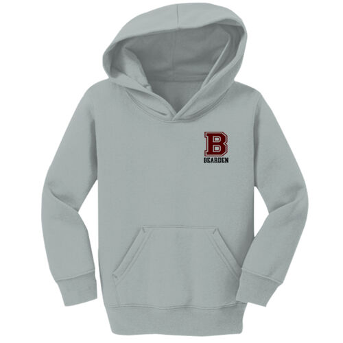 Lady Bulldogs B Front Crest & Full Back   - Toddler Core Fleece Pullover Hooded Sweatshirt Thumbnail