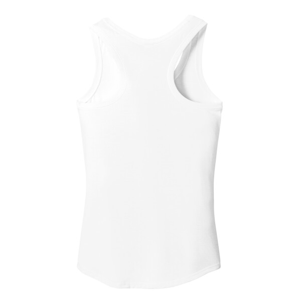 Custom No Minimum District Women's Perfect Tri Racer Tank DM138L Back View