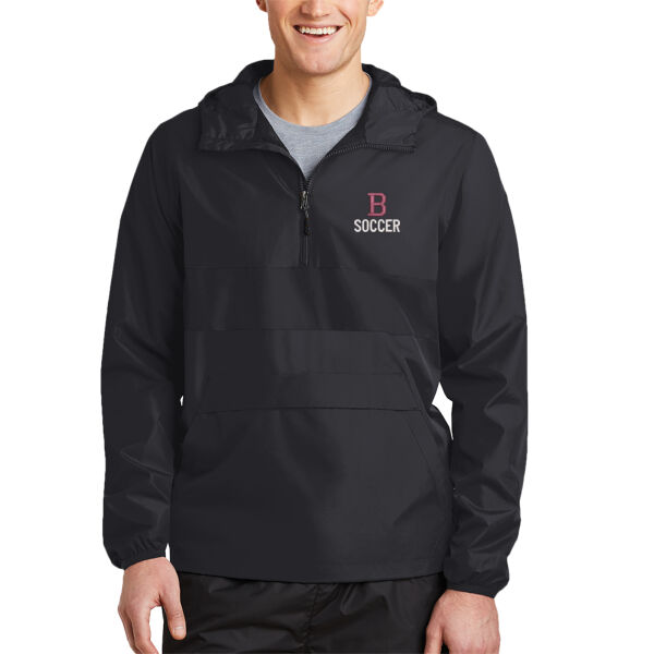 Soccer B Embroidered - Zipped Pocket Anorak Thumbnail