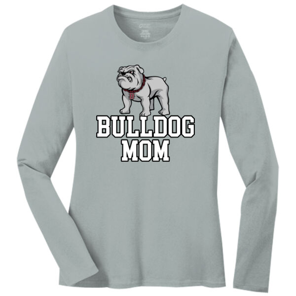 Personalized Front with Name/Number Back - Ladies Long Sleeve Core Cotton Tee Thumbnail