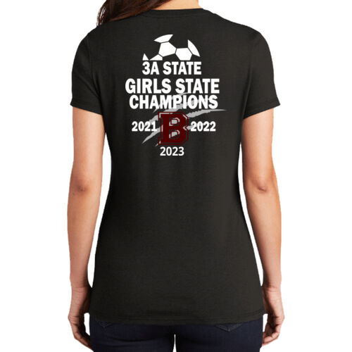 State Champs Crest Front & Full Back   - Women's Perfect Tri ® Tee Thumbnail