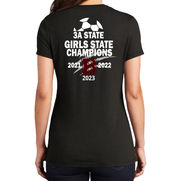 State Champs Crest Front & Full Back   - Women's Perfect Tri ® Tee Thumbnail