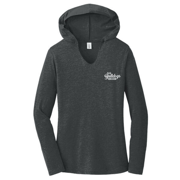 State Champs Crest Front & Full Back   - Women's Perfect Tri ® Long Sleeve Hoodie Thumbnail