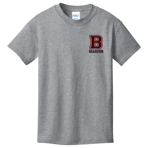 Lady Bulldogs B Front Crest & Full Back   - Youth Core Cotton Tee Thumbnail
