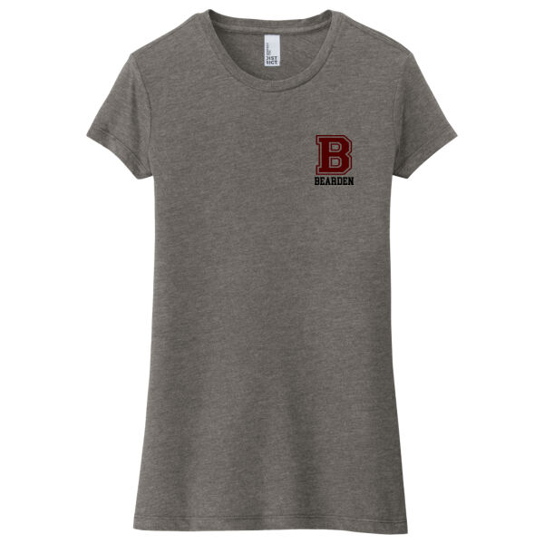 Lady Bulldogs B Front Crest & Full Back   - Women's Fitted Perfect Tri ® Tee Thumbnail