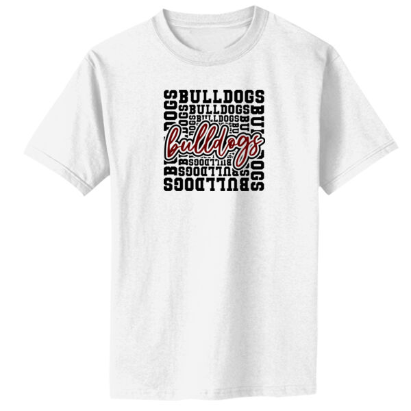 Bulldog Typography  - Infant Core Cotton Tee Thumbnail