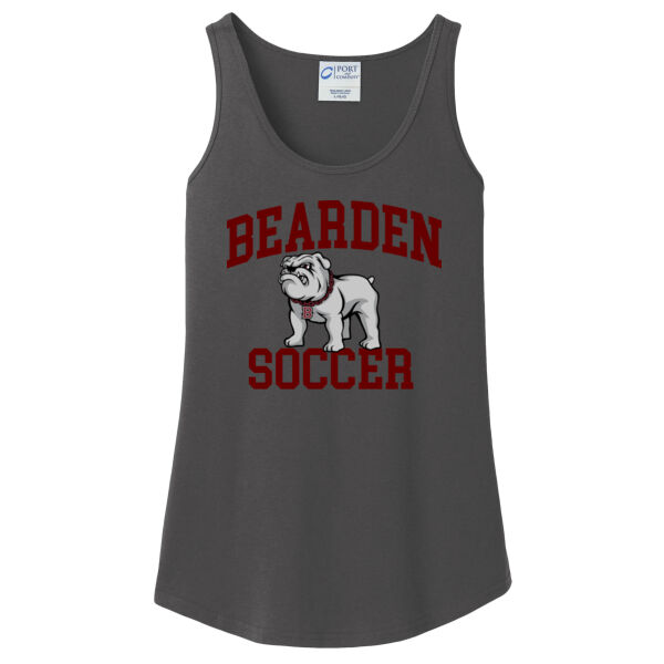 Bearden Soccer Dog  - Ladies Core Cotton Tank Top Thumbnail