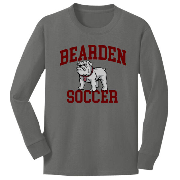 Bearden Soccer Dog  - Youth Long Sleeve Core Cotton Tee Thumbnail