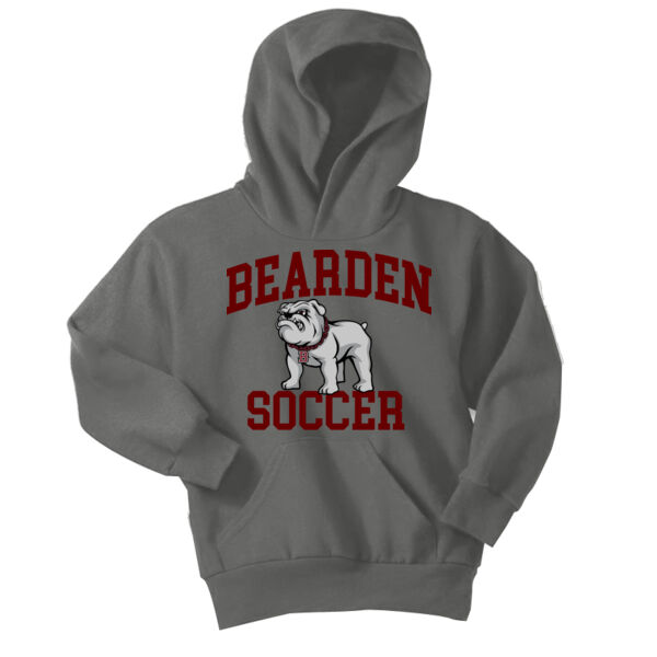 Bearden Soccer Dog  - Youth Core Fleece Pullover Hooded Sweatshirt Thumbnail