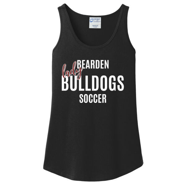 Bearden Lady B Soccer - Ladies Core Cotton Tank Top Thumbnail