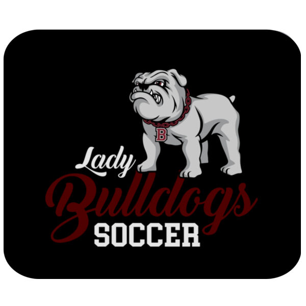 printed Soccer Script - Rectangle 1/4" Thick Premium Mousepad Thumbnail