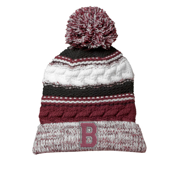 Varsity B    - Pom Pom Team Beanie Thumbnail