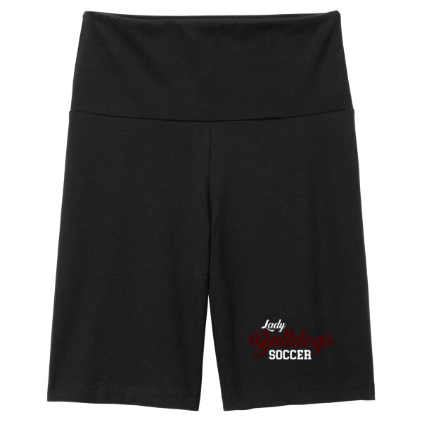 Lady Bulldog Soccer - Women's Flex High Waist Bike Short Thumbnail