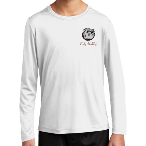 Paw Column Left Sleeve   - Youth Posi UV ® Pro Long Sleeve Tee Thumbnail