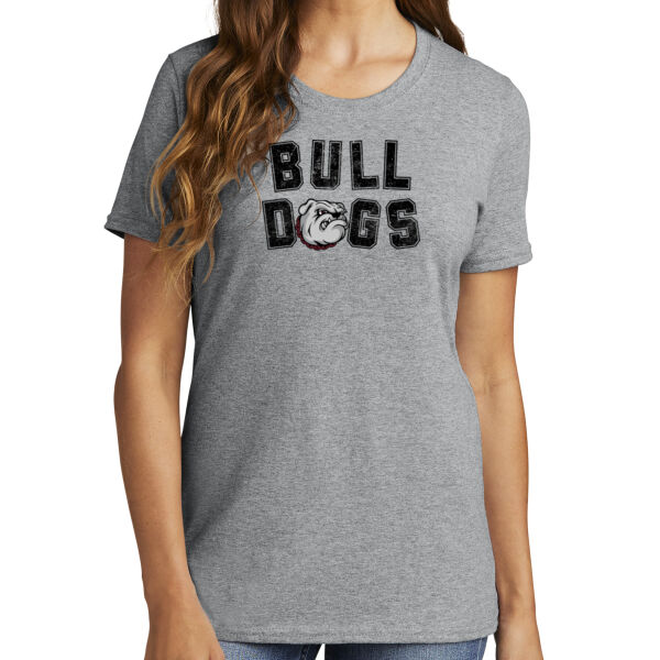Vintage Bulldogs  - Ladies Core Cotton Tee Thumbnail