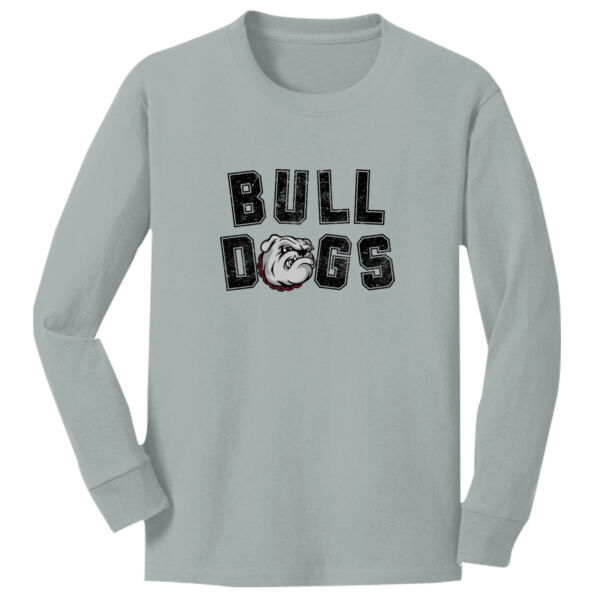 Vintage Bulldogs  - Youth Long Sleeve Core Cotton Tee Thumbnail