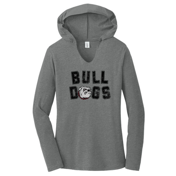 Vintage Bulldogs  - Women's Perfect Tri ® Long Sleeve Hoodie Thumbnail