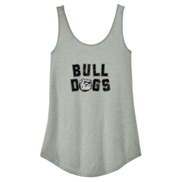 Vintage Bulldogs  - Women's Perfect Tri ® Relaxed Tank Thumbnail