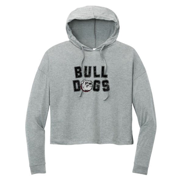 Vintage Bulldogs  - Women's Perfect Tri ® Midi Long Sleeve Hoodie Thumbnail