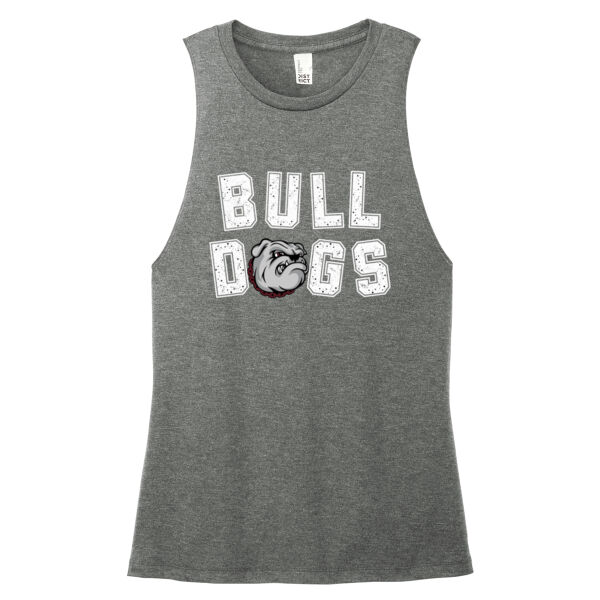 Dark Vintage Bulldogs - Women's Perfect Tri ® Muscle Tank Thumbnail