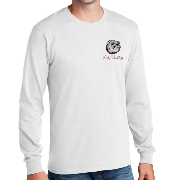 Paw Column Left Sleeve   - Long Sleeve Core Cotton Tee Thumbnail