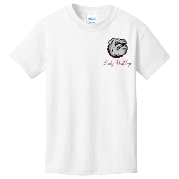 Paw Column Back  - Youth Core Cotton Tee Thumbnail