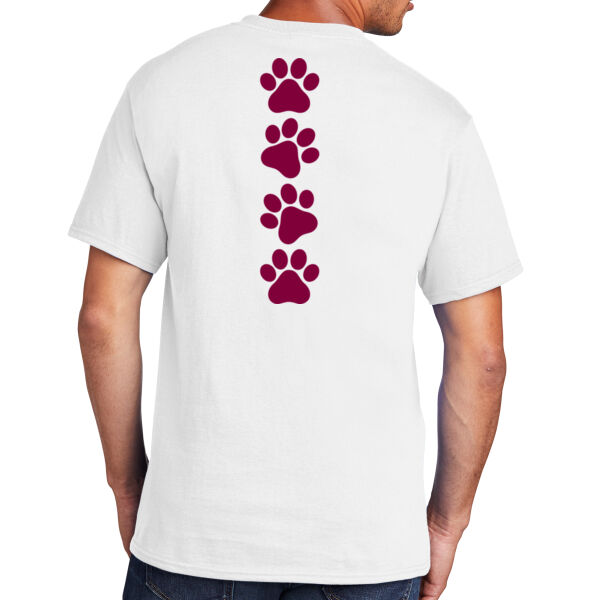 Paw Column Back  - Core Cotton Tee Thumbnail
