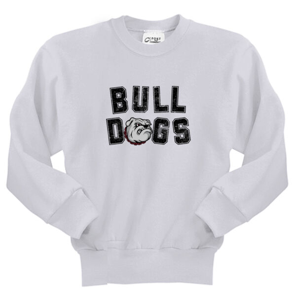 Vintage Bulldogs  - Youth Core Fleece Crewneck Sweatshirt Thumbnail
