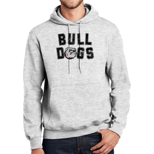 Vintage Bulldogs  - Essential Fleece Pullover Hooded Sweatshirt Thumbnail
