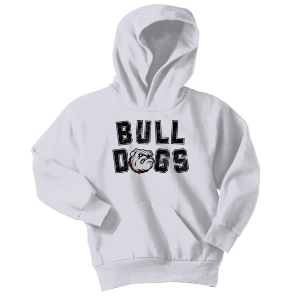 Vintage Bulldogs  - Youth Core Fleece Pullover Hooded Sweatshirt Thumbnail
