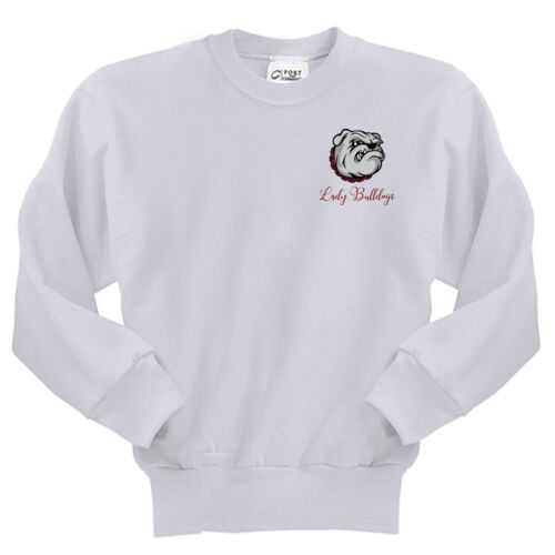 Paw Column Left Sleeve   - Youth Core Fleece Crewneck Sweatshirt Thumbnail
