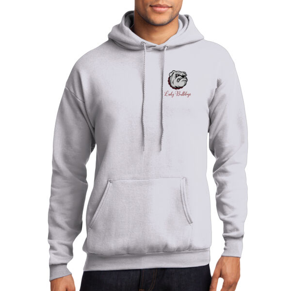 Paw Column Left Sleeve   - Core Fleece Pullover Hooded Sweatshirt Thumbnail