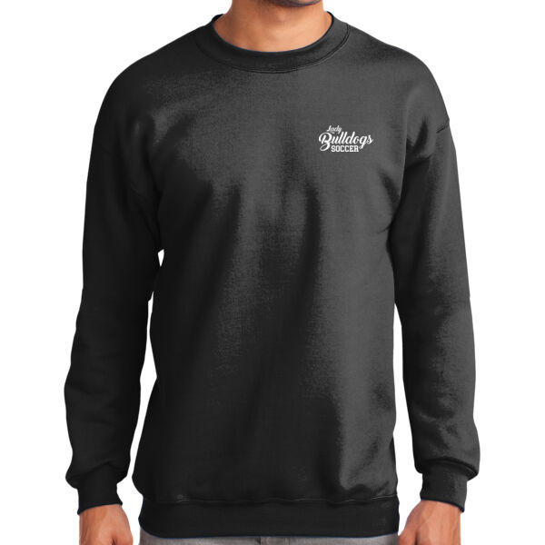 State Champs Crest Front & Full Back   - Tall Essential Fleece Crewneck Sweatshirt Thumbnail
