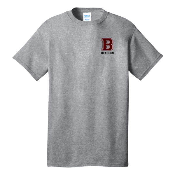 Lady Bulldogs B Front Crest & Full Back   - Tall Core Cotton Tee Thumbnail
