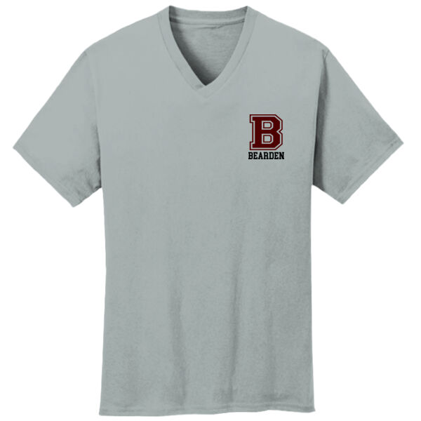 Lady Bulldogs B Front Crest & Full Back   - Core Cotton V Neck Tee Thumbnail