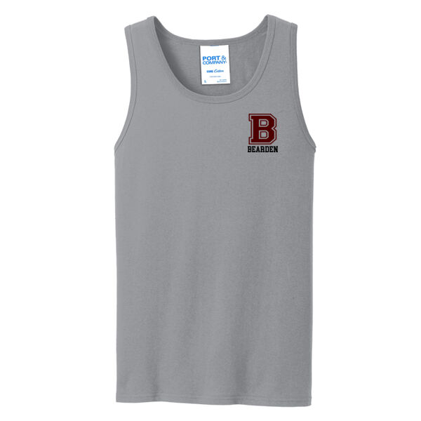 Lady Bulldogs B Front Crest & Full Back   - Core Cotton Tank Top Thumbnail