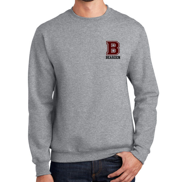Lady Bulldogs B Front Crest & Full Back   - Essential Fleece Crewneck Sweatshirt Thumbnail