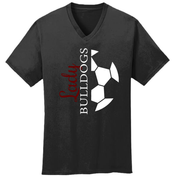 LadyB Half Ball   - Core Cotton V Neck Tee Thumbnail