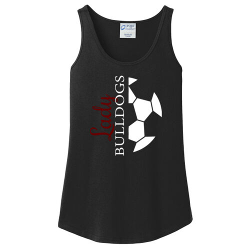 LadyB Half Ball   - Ladies Core Cotton Tank Top Thumbnail