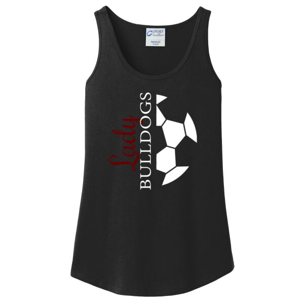 LadyB Half Ball   - Ladies Core Cotton Tank Top Thumbnail